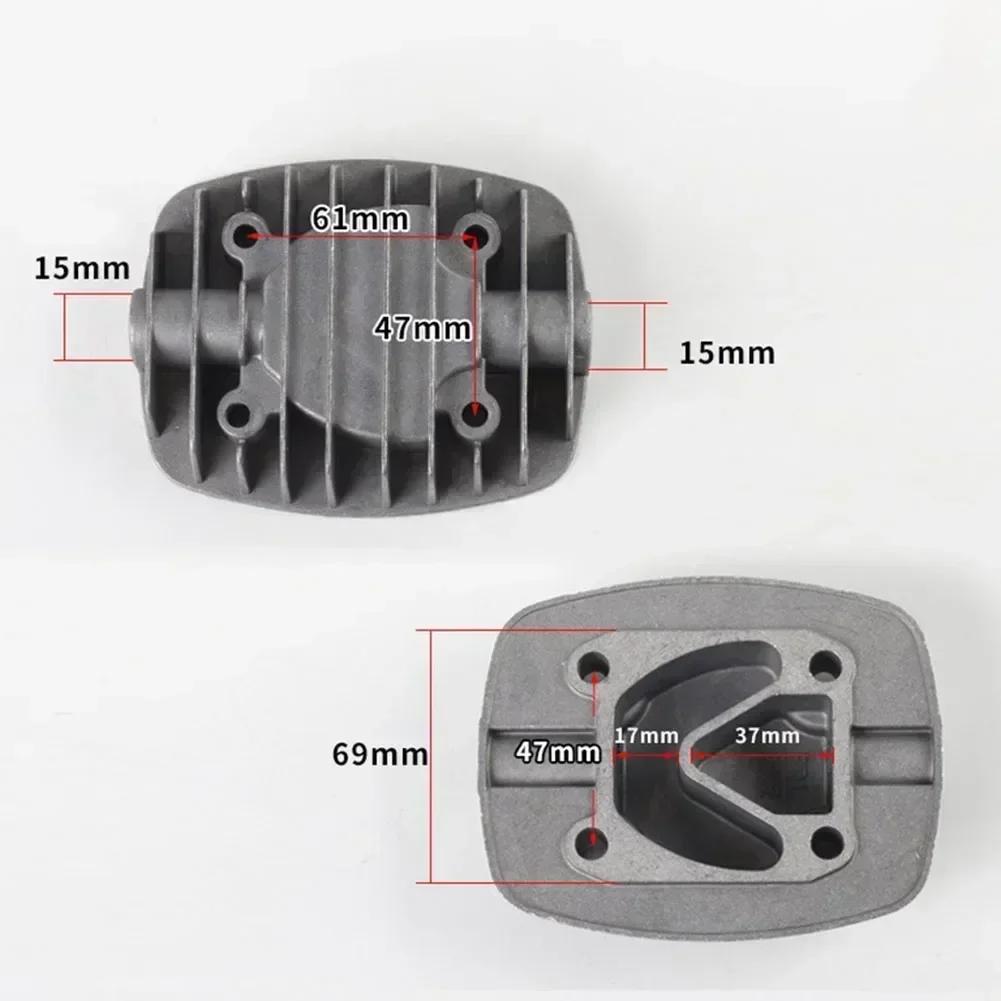 Silent Oil-free Air Compressor Air Pump Parts Cylinder Head Replacement Parts Air Compressor Cylinder Head