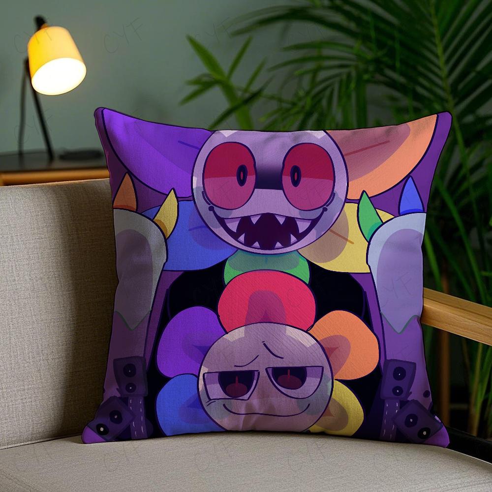 Kissenbezug von Game Dandys World, milbenabweisend, mit unsichtbarem Reißverschluss, seidig-kurzplüschig, ideal für Sofakissen