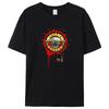 Summer Women Unisex T-shirts Guns N Roses Printed New T-Shirt Cotton Hard Rock Band Women Unisex Tee Hip Hop Music Clothing