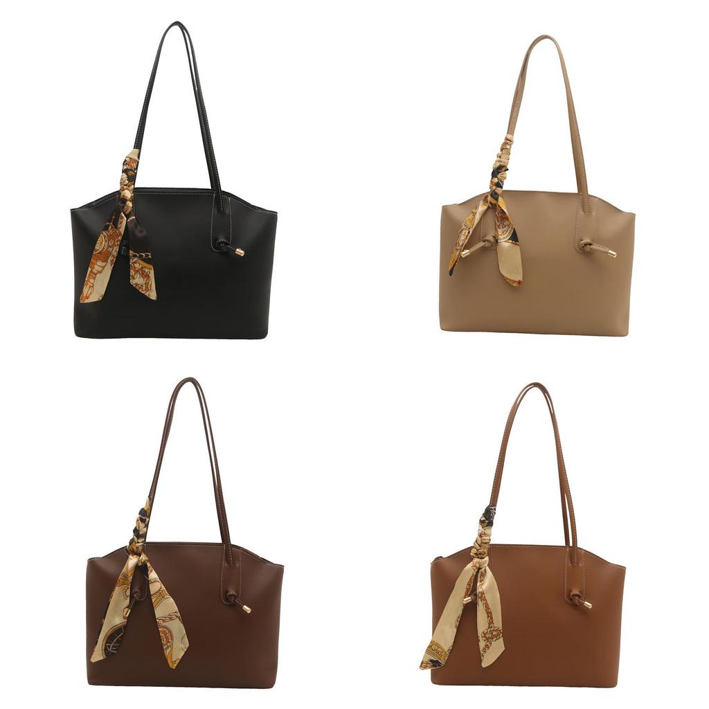 Borsa a Tote Grande Classica in PU con Chiusura a Zip per il Pendolarismo Quotidiano e l'Uso Scolastico
