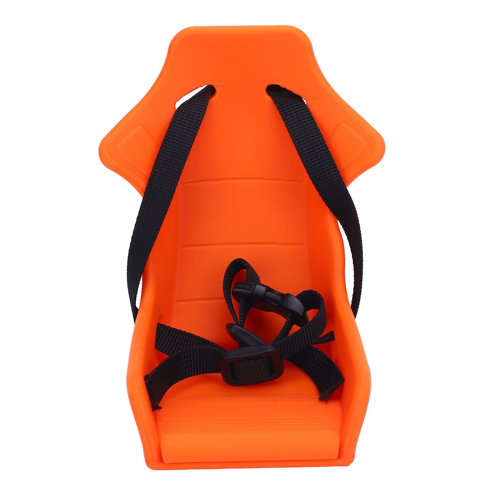 

Bike Baby Doll Carrier Foldable Adjustable Strap Length Plastic Front Doll Bike Seat for Outdoor Orange