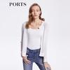 PORTS Women's V-Neck Knit Top