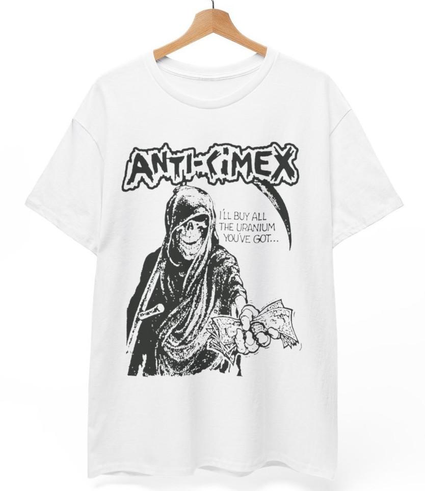 Anti Cimex Uranium Rock T-Shirt D-Beat Crust Punk Sweden Unisex Tee