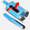 Quick Hole Punching Coated Drill Bit Blue Coating Core Drill Bit Hole Opener  Granite Drilling