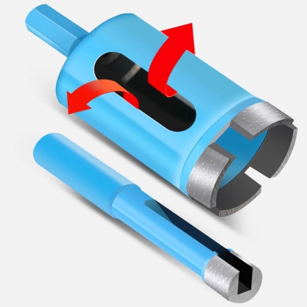 Quick Hole Punching Coated Drill Bit Blue Coating Core Drill Bit Hole Opener  Granite Drilling