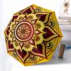 1pc Mandala Pattern Automatic Open/Close Umbrella, Folding Compact Umbrella with Lightweight Design for Women/Men yy251028239