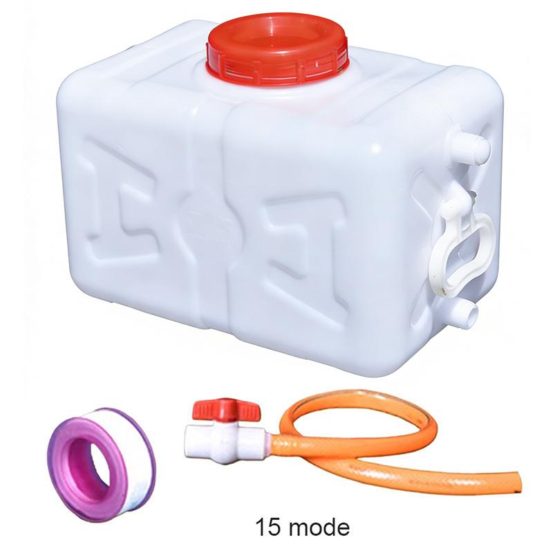 Plastic Bucket Square Bucket Rectangular Water Tank Horizontal Storage Bucket Car Large Thickened Household Extra Thick Tank белый