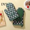 Kitchen Oven Mittens 1/2 Pcs Rough Palm Non-Slip Heat Resistant Protective Cooking Lightweight Anti-scalding Great Friction Cartoon Print Baking