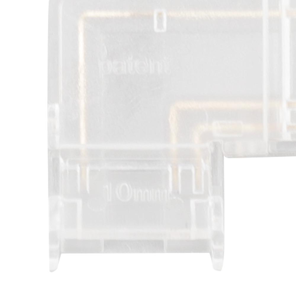 8pcs COB COB Connector Solderless L Shaped Connector LED Connector Kit  For COB LED Strip Light