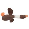 Funny Dog Squeaky Goose Durable Chew Toys Dog Cat Play Interactive Toys Pets SuppliesCoffee Color