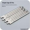 Handmade Leather Edge Dyeing Tool: Simple DIY Pen Stick for Edge Repair and Treatment.