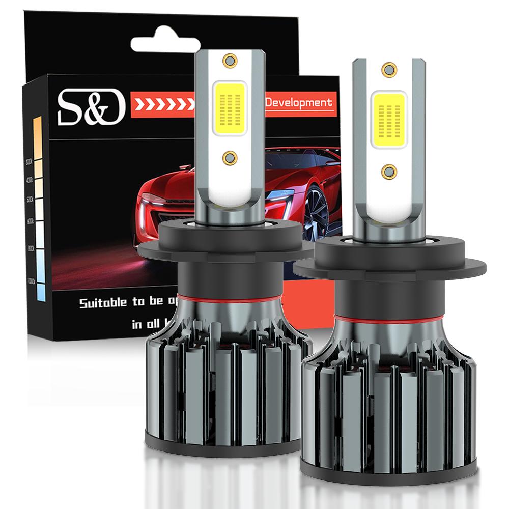 

2 шт. супер яркие 18000LM H4 H7 светодиодные лампы для фар автомобиля H8 H11 H1 9005 9006 9007 9008 9012 HB3 HB4 HB5 H13 Hir2 светодиодные лампы для автомобильных фар H7