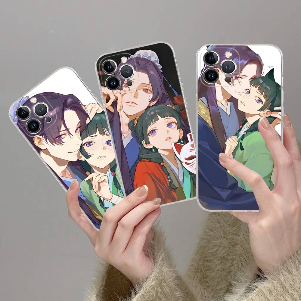 Anime The Apothecary Diaries Phone Case For iPhone 17 16 15 14 11 12 13 Mini Pro XS Max Plus Funda Shell