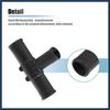 2 Pcs Heater Hose Tee Connector for Toyota Land Cruiser 1992-2007 for Toyota Sequoia 2001-2007 for Toyota Sienna 2004-2007 HVAC Heater Hose Tee