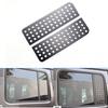 2PCS Rear Door Window Glass Cover Strip Trim For Jeep Wrangler JLU JT 2018-