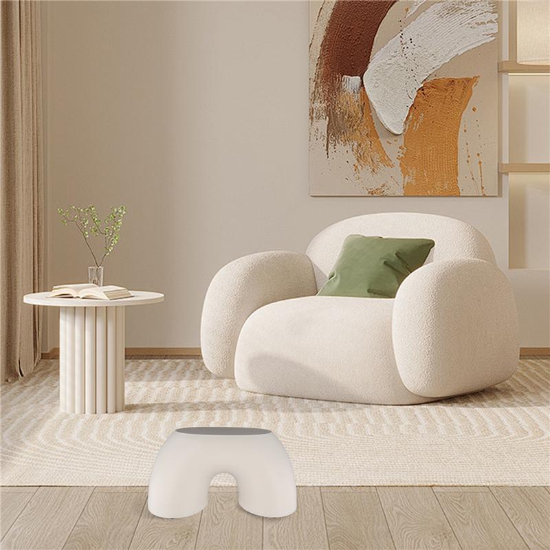 Guter kleiner runder Hocker Runder und bequemer Hocker für Zuhause Anti-Rutsch Hocker zum Schuhe wechseln Insta