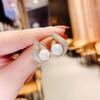 Geometric Pearl Earrings: Light Luxury & Niche High-End Accessories