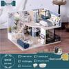 Zhi Qu Wu DIY Holzpuppenhausmodell – Kreatives handmontiertes Villenspielzeug, Perfektes Geburtstagsgeschenk für Freundin