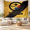 Pittsburgh Steelers Wall Tapestry, Soft Fabric Wall Hanging, Decorative Backdrop For Bedroom Home Wall Art