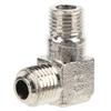 Raccord Coude Pompe à Air Angle Droit Alliage de Zinc Filetage Raccords de Tuyau 1/4 x 1/4