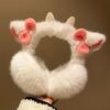 Small Bow-knot Little Lamb Horns Earmuffs cartoon Cute Ear Cover Cold Protection Earflaps  Cycling