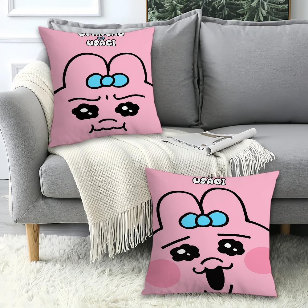 Cartoon Cute O-Opanchu U-Usagi Pillow Case Office Cushions Suitable For Sofa Car Bedroom Decorative Cushion Cover