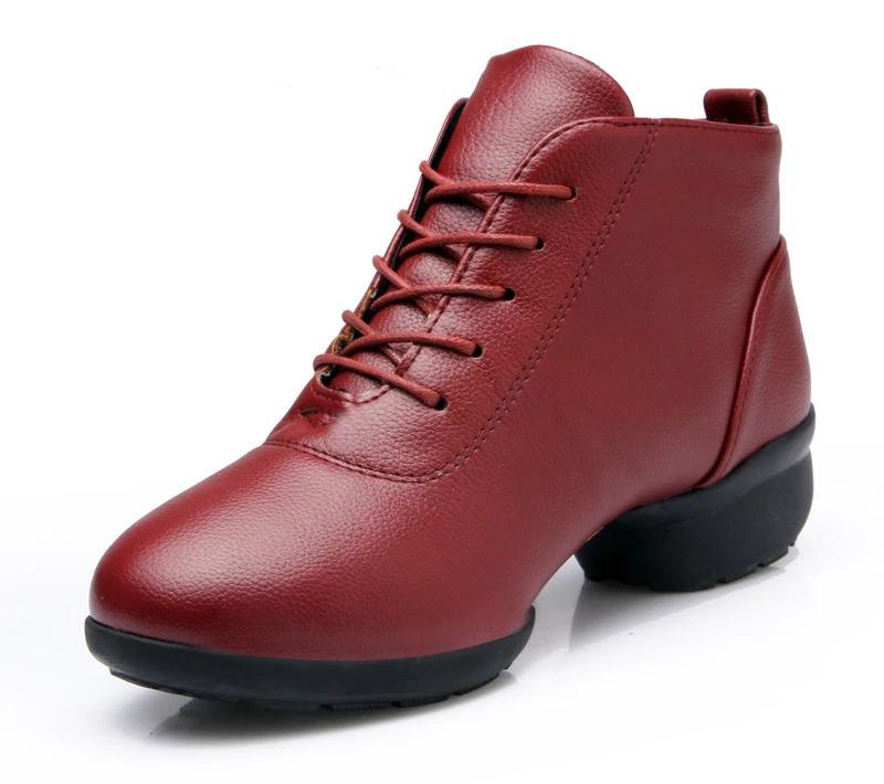 Women Jazz Dancing Shoes Woman's Dance Sneakers Female Black Red Ladies Modern Ballroom Girl's Sports Shoes Size 34-42