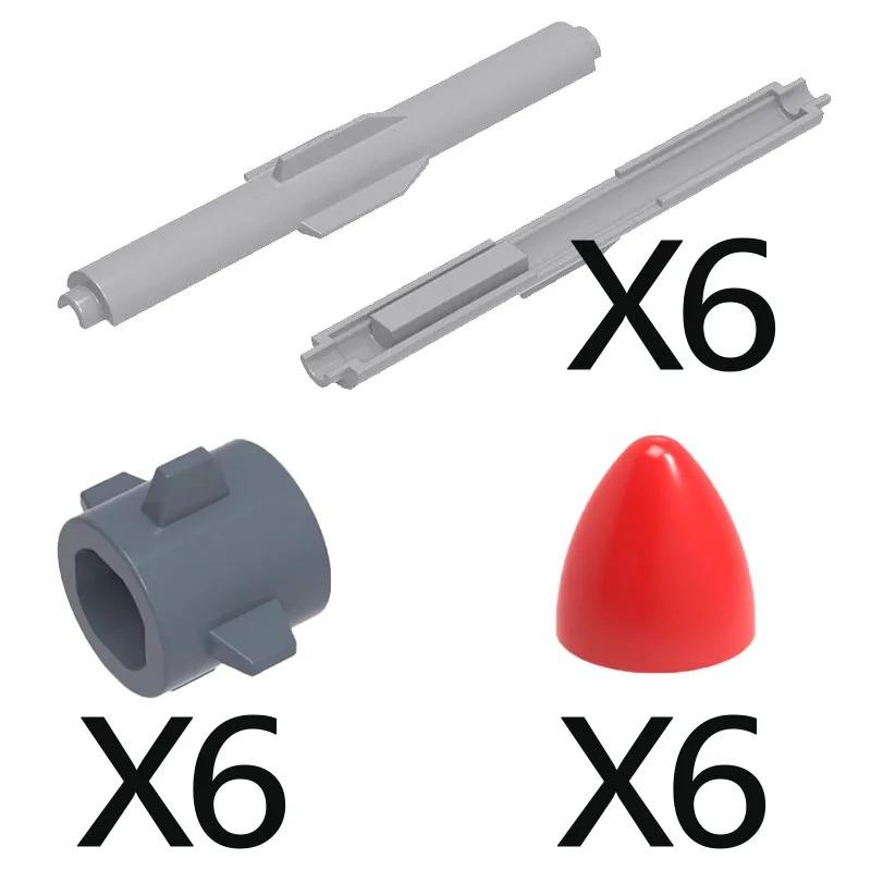 MOC Compatible Military Character Building Blocks Accessories Missile Models Fighter Jet Assembly Children's Toy Mini Brick Gift