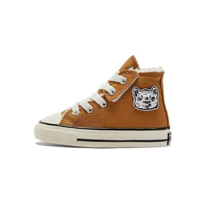 (TD) Chuck Taylor All Star 1970s 1V Canvas  'Brown White' Baby 772509C