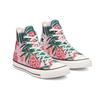 Converse Chuck Taylor All Star High Jungle Scene - Pink Floral Print Unisex Sneakers Egret Black 171077C