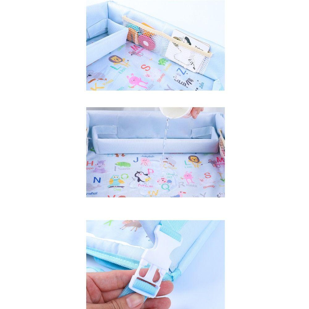 PVC Baby Car Seat Tray Snack Tray Car Tray Table Kids Toy Holder Desk  Car Storage Organizer