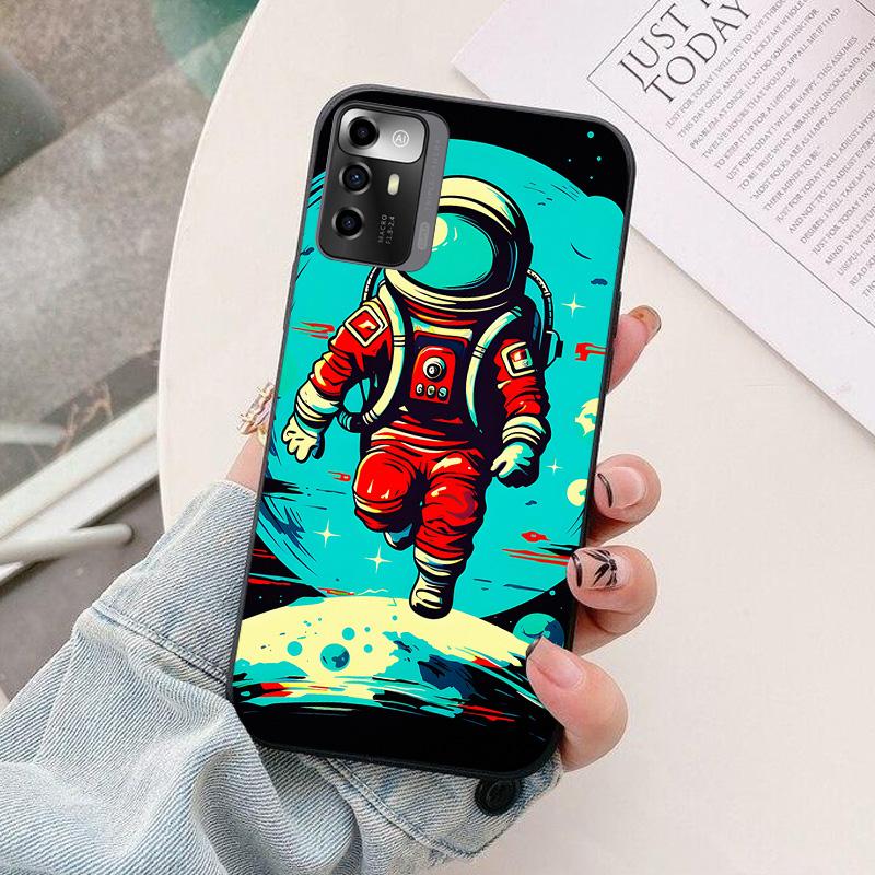 For ZTE Blade A72 5G Phone Case astronaut Animals Silicone Protection Back Cover For ZTE A72 5G A 72 7540N Funda Coque Protector