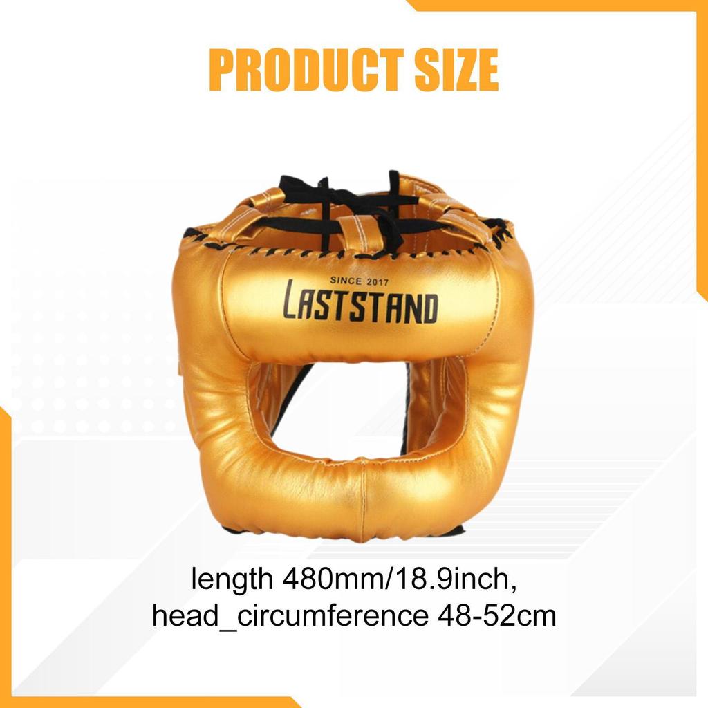Boxing Headgear Full Coverage Face Shield Head Protection Padded Adjustable for MMA Karate Sparring Sanda Grappling Taekwondo
