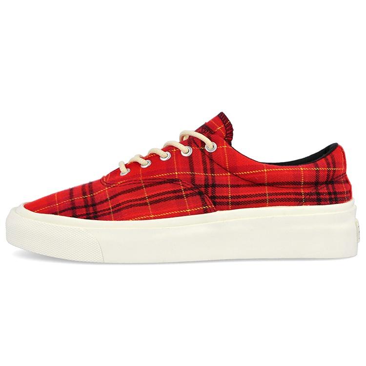 Converse Skid Grip Low  Twisted Plaid - Haute Red  Men s 169219C EU 40
