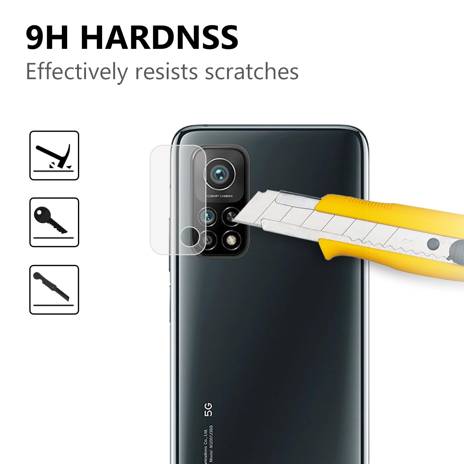 

9H Hardness 0.2MM Tempered Glass Camera Lens Protector Film [Ultra Clear] for Xiaomi Mi 10T Pro 5G Type A