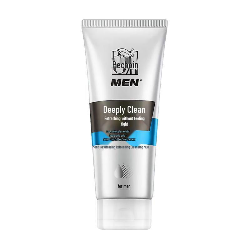Pechoin Men s Revitalizing Facial Cleansing Mud 140g - Deep Clean Skincare Cream