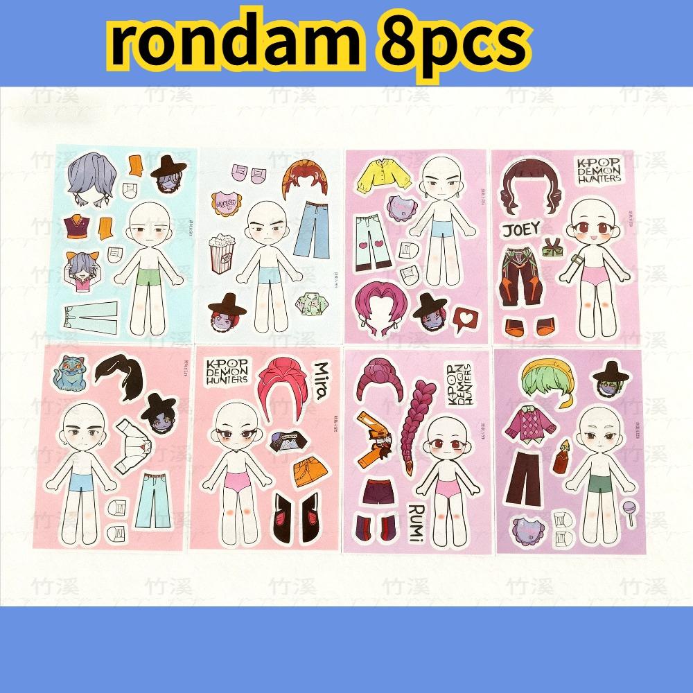 Devil Hunter Rumi Kang Tattoo Sticker 20 Piece Set KPOP Anime Trendy Accessories | Star Idol Same Style Waterproof Easy to Stick