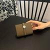 26 New Genuine Pickup Truck With Leather Toe Layer, Women's Foldable Short Wallet, Trendy Leather, Fashionable Drawstring, Versatile Wallet