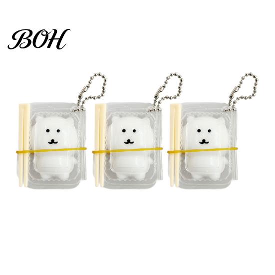 Bear Sensory Toy 1/2/3Pcs Stress Relief with Clear Box & Chopsticks, Cartoon Bento Squeeze Toy, Slow Rising for Anxiety Reduction Rebound