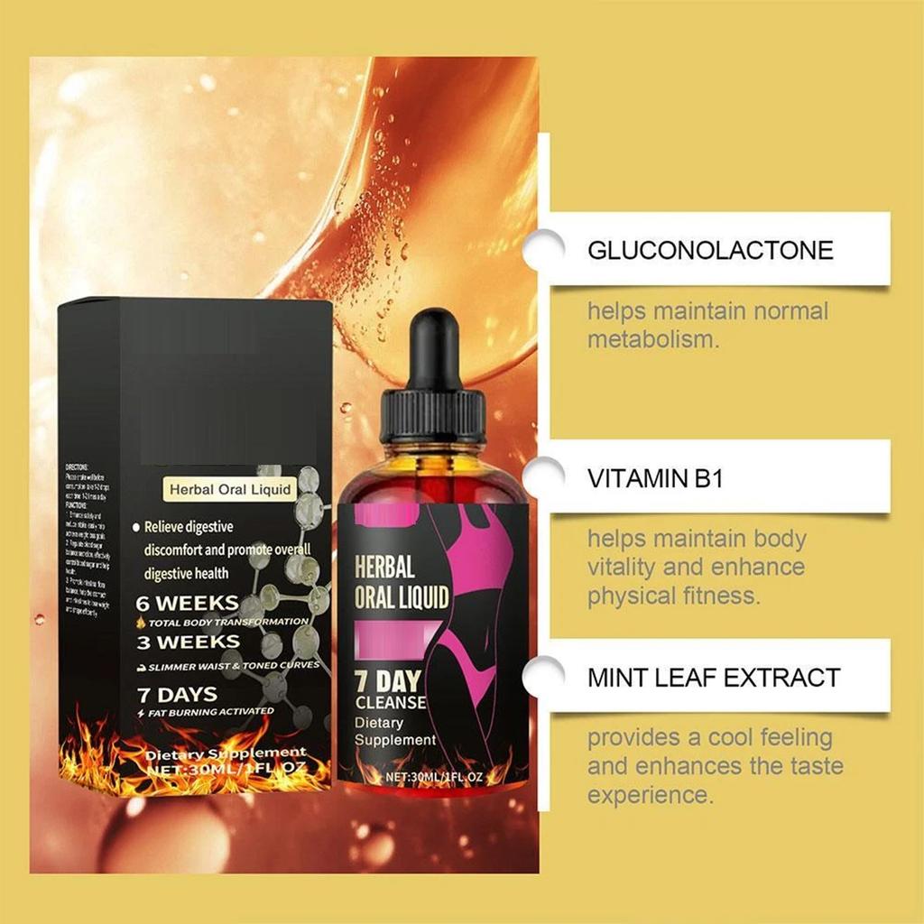 Herbal Oral Liquid 30ML - Contouring & Weight  Loss  Burner