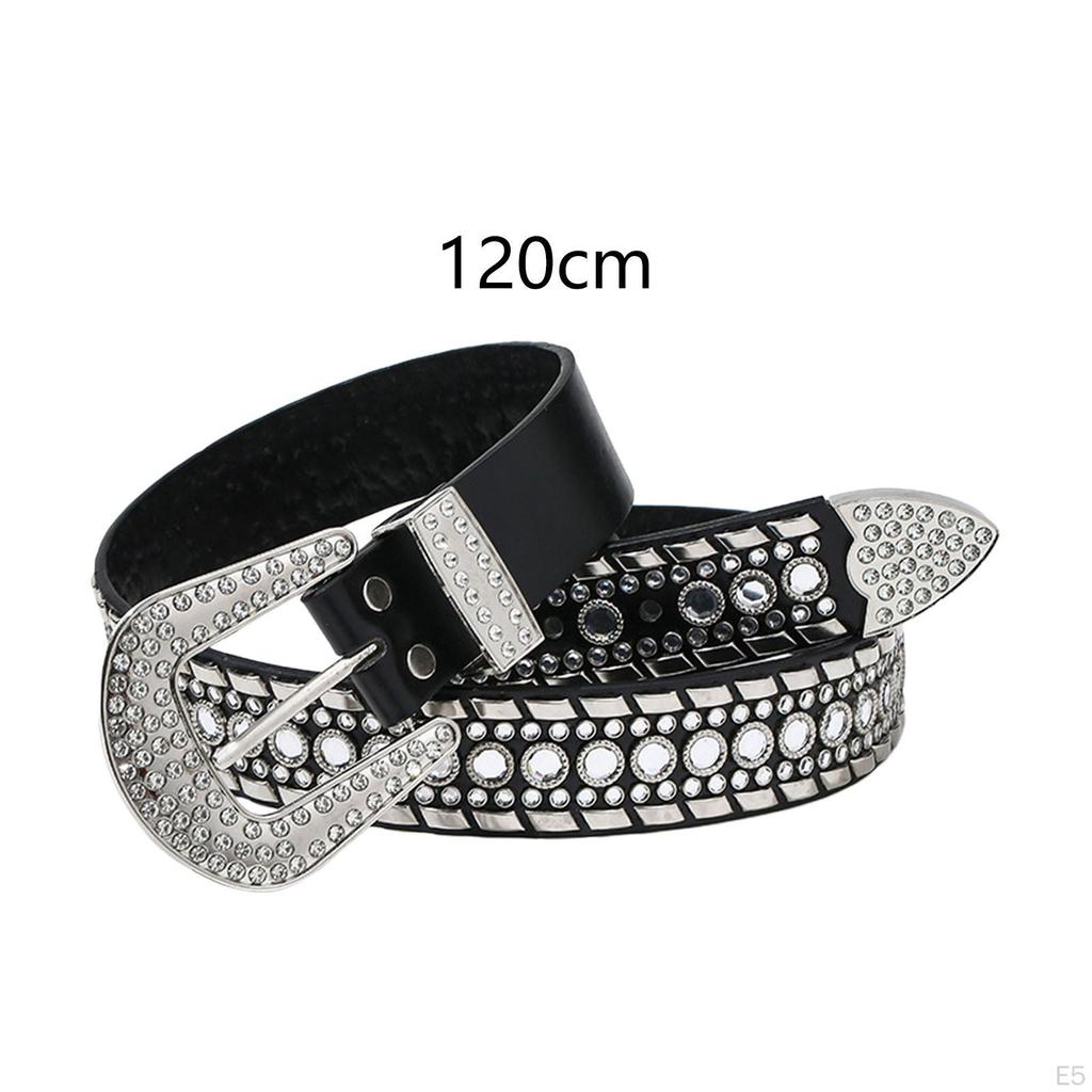 Sparkling Rhinestone Waist Belt for Women