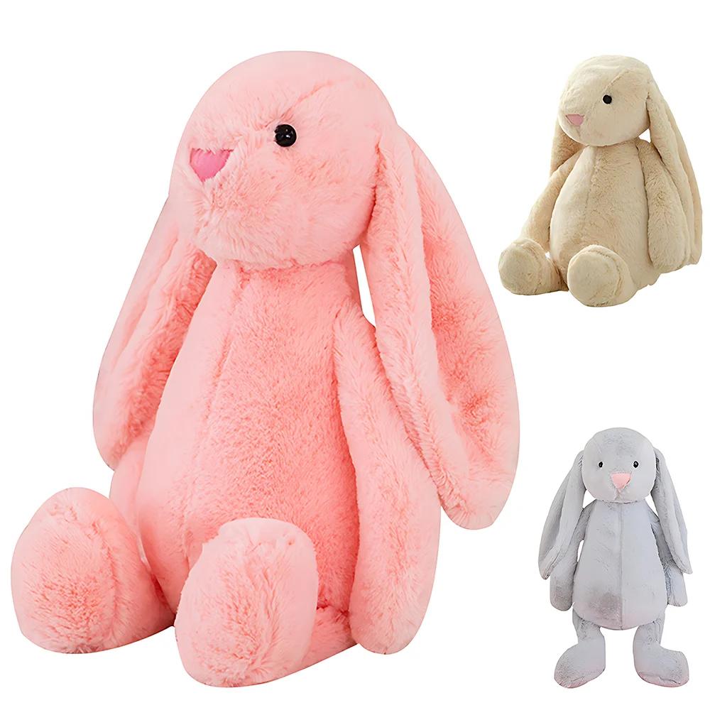 1-4PCS Plush Bunny Doll Children's Sleepy Soothing Doll Rabbit Dolls Shy Pink Rabbit Doll Children Gift Bedroom Plush Ornament