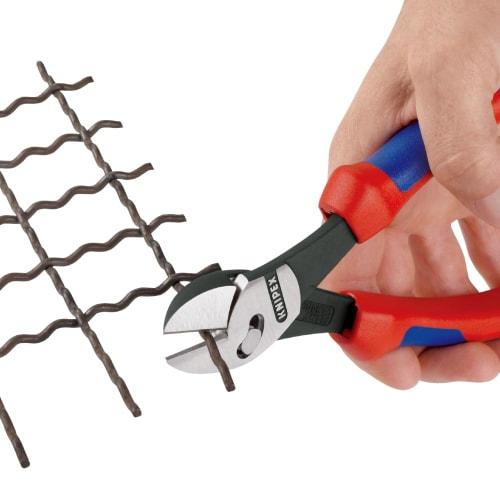 KNIPEX Twin Force Nippers, 180mm, 7372180BK