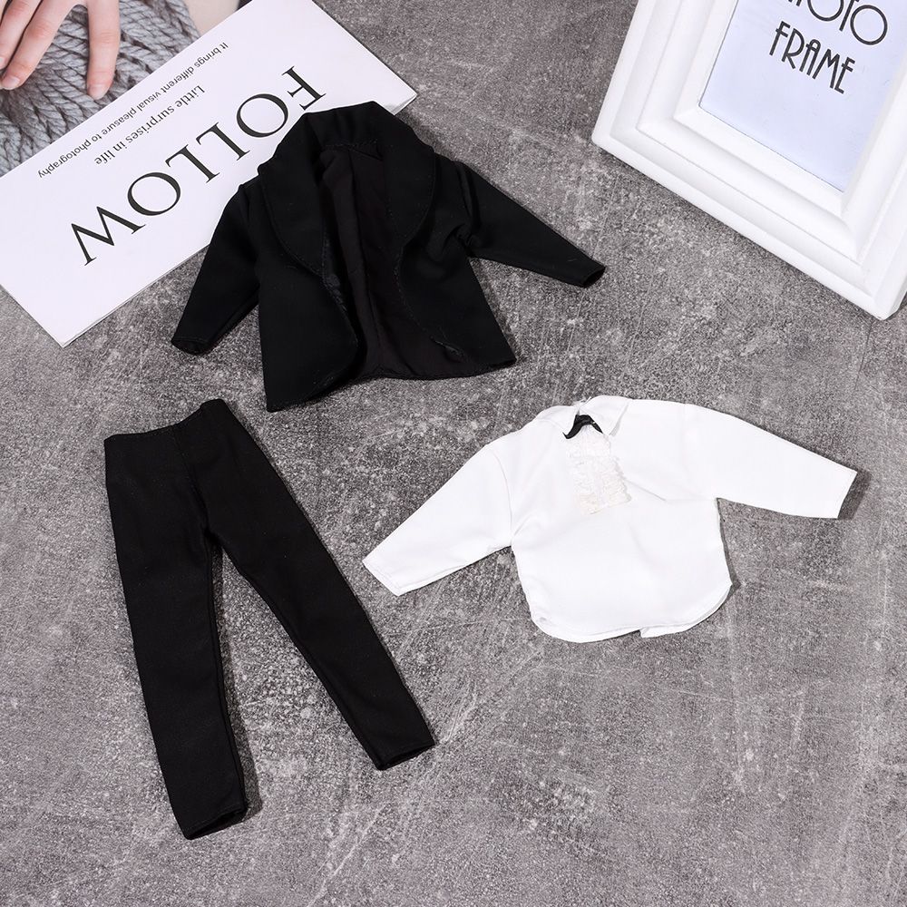 Male Doll Suit Clothes Wedding Party Suit Male Doll Shirt Casual Suit 1/6 Doll Clothes Daily Wear