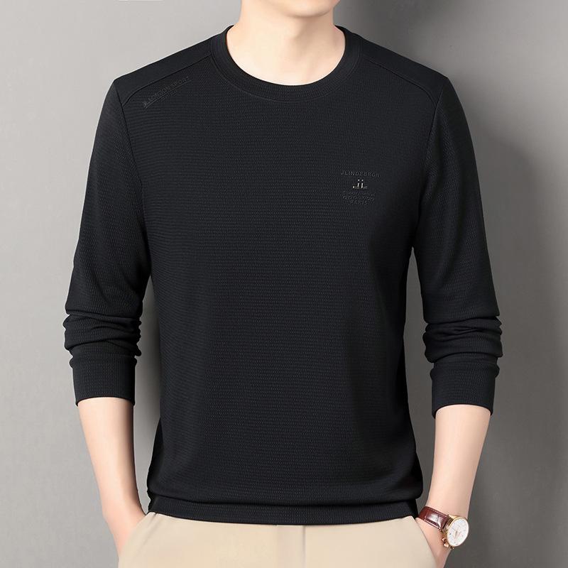 Men s Round Neck Long Sleeve Hoodie - Fashionable Casual Pullover for Spring and Autumn XL