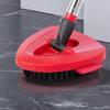 Triangle Rotating Mop Scrub Brush Head Multi-Functional SnapOn Scrub Head Floor Cleaners For Easy Floor Cleaning