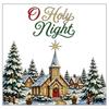 Holiday Home Ornaments Christmas Window Clings, Removable PVC Decals, Snowy Festive Glass Clings Stickers for Party And Store Decorations Easy