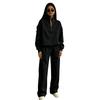 Women's Fashion Casual Color Two Piece Sweatshirt and Pants Set for Everyday Wear