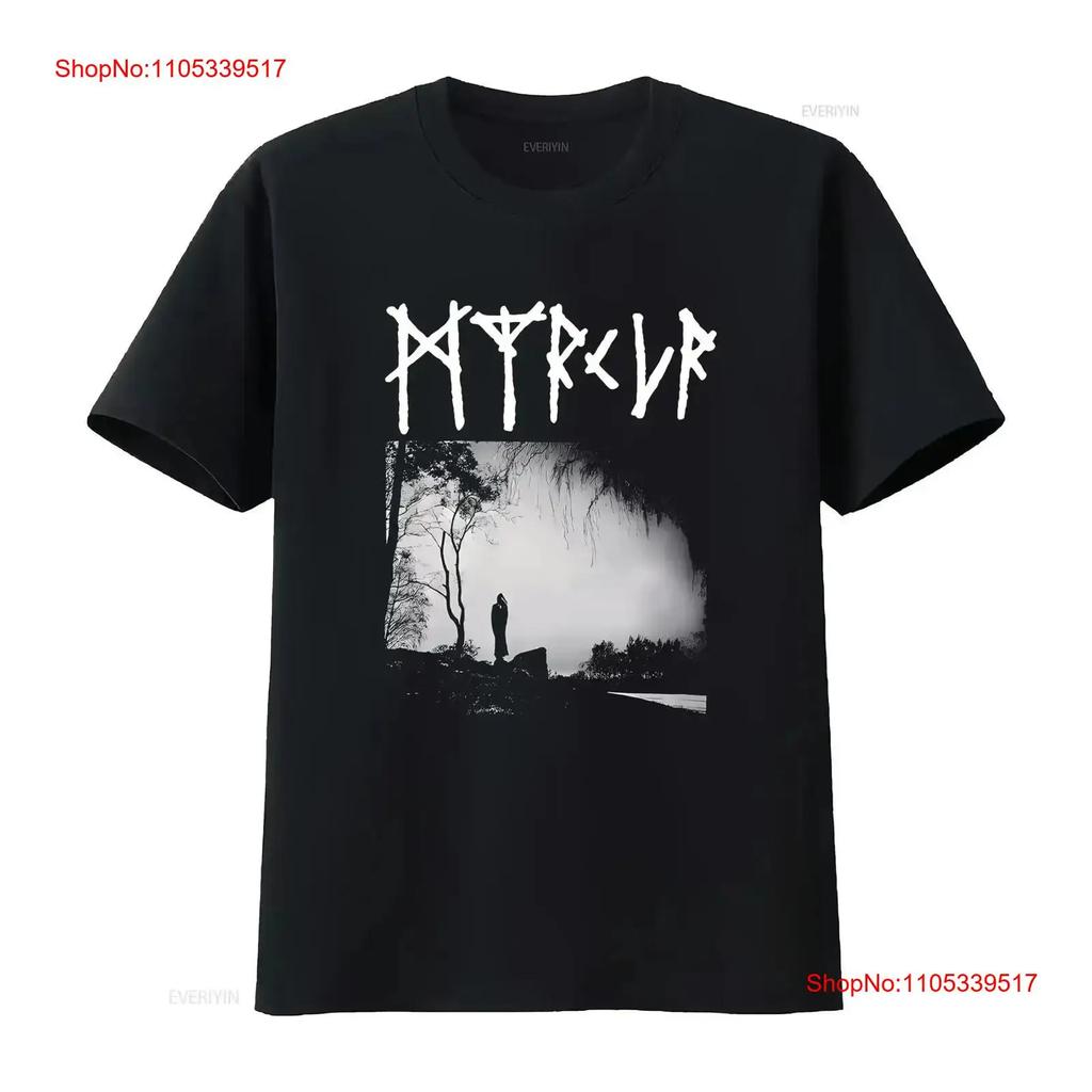 Myrkur m Maglietta vintage Lavata Elastica Comoda Versatile Casual uomo abbigliamento designer g
