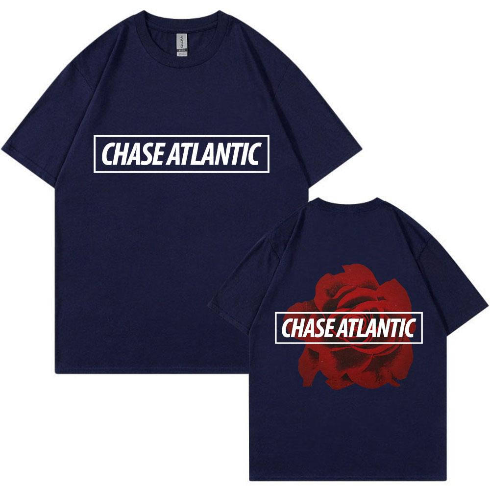 Chase Atlantic Beauty In Death Album T Shirt Music Band Fashion Vintage Hip Hop T-shirts Men Women Loose Cotton Y2k Tee Shirts